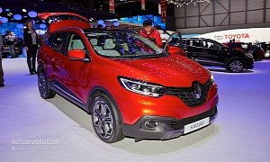 Renault Kadjar Crossover Shows Disappointing Interior at Geneva 2015 <span>· Video</span> , Live Photos