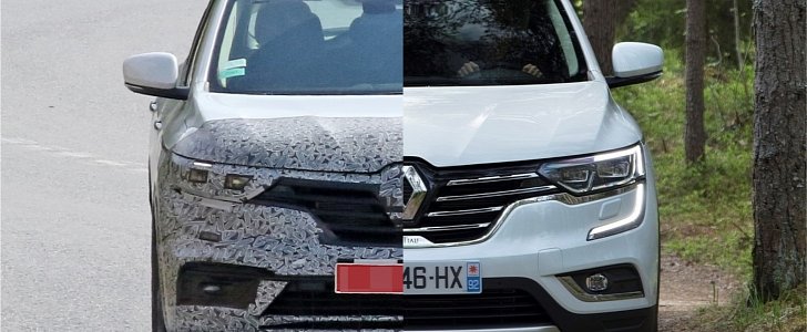 Renault Koleos Facelift Makes Spyshots Debut