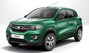 Renault Kwid Imagined As Dacia Kwid, Low-Cost Aura Instantly Surrounds the Car