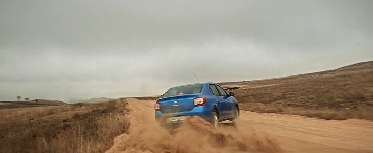 Renault Logan Goes Dirt-Drifting in Russian Commercial