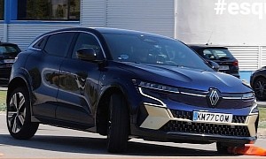 Renault Megane E-Tech Develops an Appetite for Cones During Moose Test