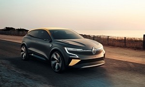 Renault Megane eVision Show Car Introduces New CMF-EV Platform