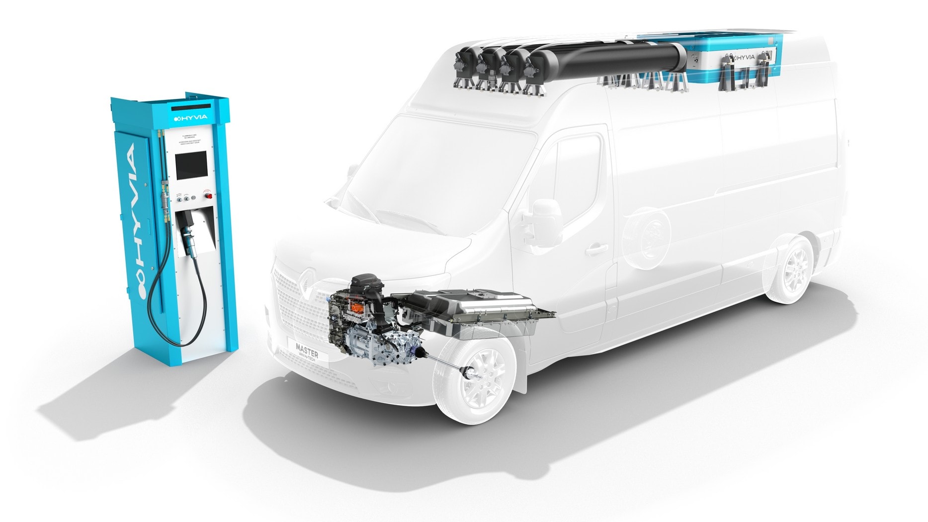 Renault Presents Its First HYVIA Prototypes: Hydrogen Station Takes  Precedence - autoevolution