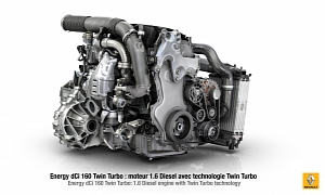 Renault Reveals Revolutionary New 1.6-liter Twin Turbo Diesel with 160 HP