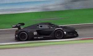 Renault Sport RS 01 Spied Going Flat Out at Monza