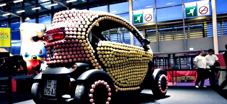Renault Twizy Covered in Macaroons