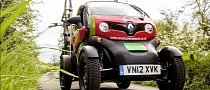 Renault Twizy Used as Off-Roader in Brecon Beacons Park