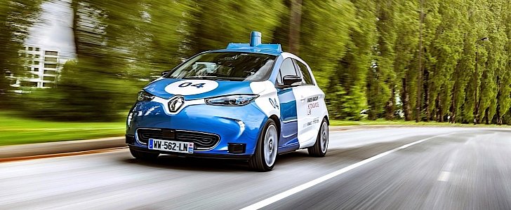 Self-driving Renault Zoe
