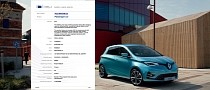 Renault ZOE Battery Pack Recall Affects 733 Units Due to Fire Risk
