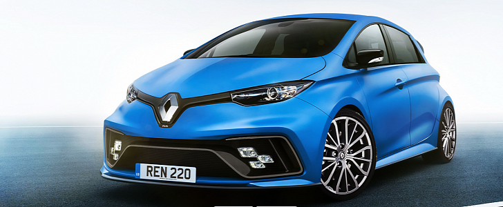 Renault Zoe RS Rendering Looks More Realistic Than the e-Sport Concept