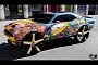 Render: Dodge Challenger Hellcat on 32s With Bart Simpson Wrap Is the Definition of OTT