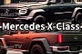 Rendering: 2024 Mercedes-Benz X-Class Looks Like the Jeep Gladiator's Worst Nightmare