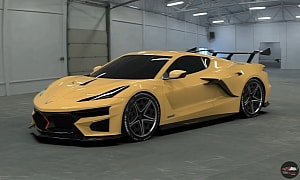 Rendering: 2025 Chevrolet Corvette ZR1 Debuts A Little Early With Refreshed Styling