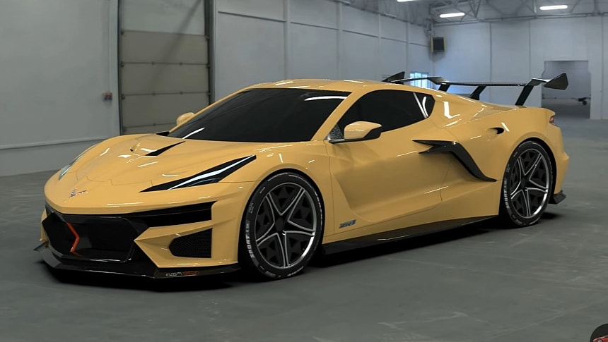 2025 Chevrolet Corvette ZR1 rendering by Evrim Ozgun