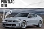 Rendering: 2025 Pontiac GTO Has Yellow Eyes From All the Partying