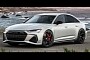 Rendering Artist Shows Audi Sport What an RS 6 Sedan Should Look Like