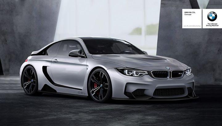 Rendering: BMW M4 CSL Vision Concept - autoevolution