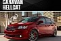 Rendering: Dodge Grand Caravan SRT Hellcat Is a Family-Friendly Ode to the Fabulous V8