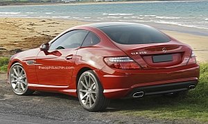 Rendering: Does the Mercedes SLK / SLC Coupe Make Sense Coupe?