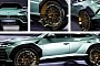 Rendering: Dollar-Bill Metallic Lamborghini Urus on 26s Is One Flashy Super Crossover