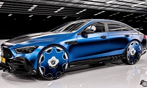 Rendering: Mercedes-AMG GT 63 S With Huge Wheels Looks Like a Clown Car