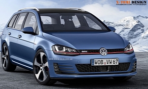Rendering: VW Golf VII GTI Variant Is One Sexy Wagon