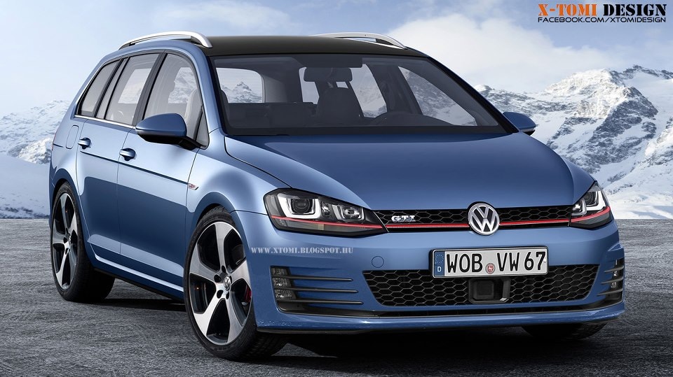 Rendering: VW VII GTI Variant Is - autoevolution