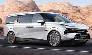 Rendering: Zeekr-Based Lotus Minivan Looks Like a Lamborghini Shuttle