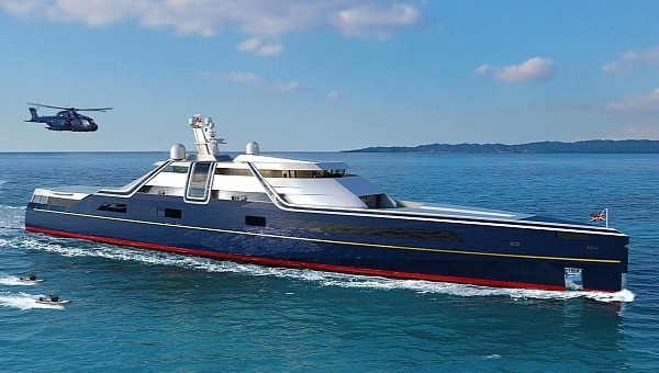 Vitruvius Yachts' proposal for National Flagship yacht