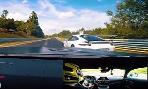Renntech Mercedes-AMG GT S Drops 7:28 Nurburgring Lap, Slowed Down by Porsches