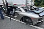 Rental Lamborghini Aventador Goes Under Truck, Gets Pancaked