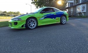 Replica of the Mitsubishi Eclipse Paul Walker Drove in The Fast and The Furious Is on Sale
