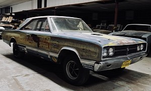 Rescued 1960s Dodge Coronet 500 With Jazzy Murals Will Live Its Next Life as an Art Piece