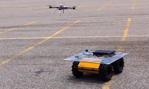 Researchers Create Drone that Can Land on Moving Vehicle