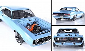 Restomod Idea: 1969 Chevy Camaro Might Look and Sound Great With a Porsche Flat-6