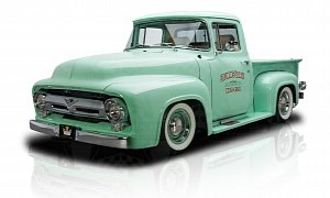 Restomodded Ford F-100 Brags With Massaging Seats, Coyote V8