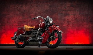 Restored 1940 Indian Four Is the Epitome of Two-Wheeled Brilliance in Vintage Cruiser Form