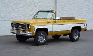 Restored 1974 Chevrolet K5 Blazer Cheyenne Looks Ready for Any Outdoor Adventure