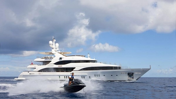 Hom is a $15.9 million superyacht that won several awards a decade ago