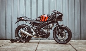 Retro Cafe Racer Styling Is the Name of the Game for This Custom Yamaha XSR155