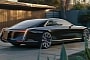 Retro-Futuristic, Imagined Cadillac EV Sedan Doesn't Want to Be Called CT6. DeVille Then?