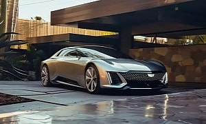 Retro-Futuristic Cadillac Luxury Sport Coupe Design Project: Should We Dream of Blackwing?