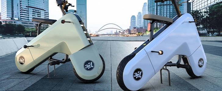 ZID retro-futuristic electric scooter
