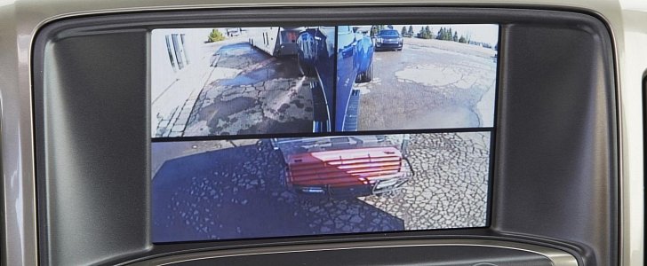 Retrofit trailering camera system for Chevrolet Silverado pickup truck 