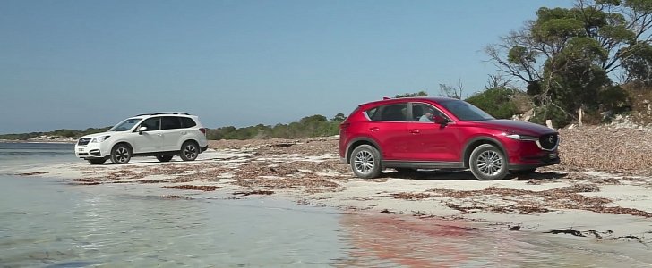 Mazda CX-5 versus Subaru Forester off-road comparison