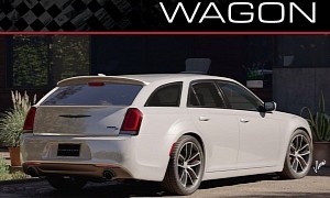 Revived 2023 Chrysler 300C Digitally Cranks Up the 485HP V8 for Magnum SW Duties