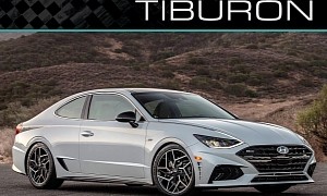 Revived Hyundai Tiburon Based off Sonata Might Hide a V8 Mystery Under the Hood