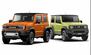 Revived Toyota Blizzard Perfectly Fits Pint-Sized Suzuki Jimny With Cruiser EV Face
