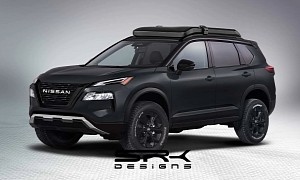 Reworked Nissan Rogue Flaunts a 4x4 Off-Road Version for Imaginary Adventures