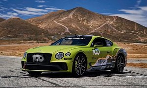 Rhys Millen Drives the Bentley Continental GT to New Record on Pikes Peak